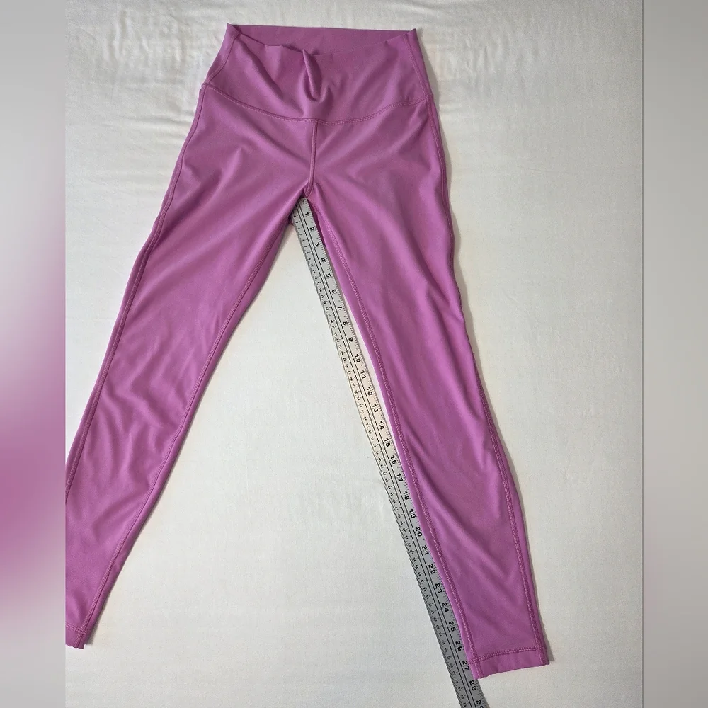 Lululemon Wunder Under High Rise 28" Magenta Glow Size 8 - Picture 5 of 7